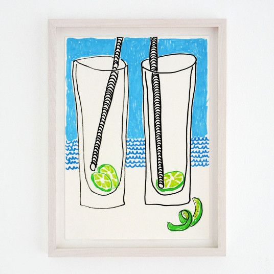 2 empty Gin Tonic (Sketch)