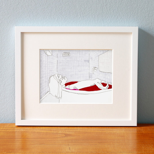 Serie "Portraits of Taking a Bath in Movies": Boksuneun naui geot