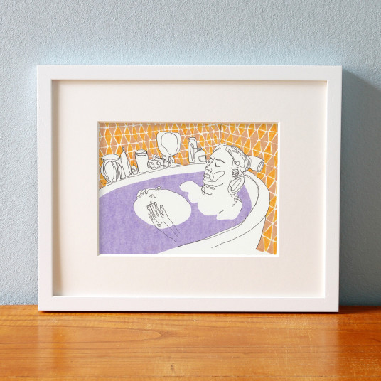 Serie "Portraits of Taking a Bath in Movies": Knocked up