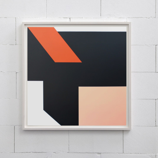 Ohne Titel (Schwarz / Rosa)