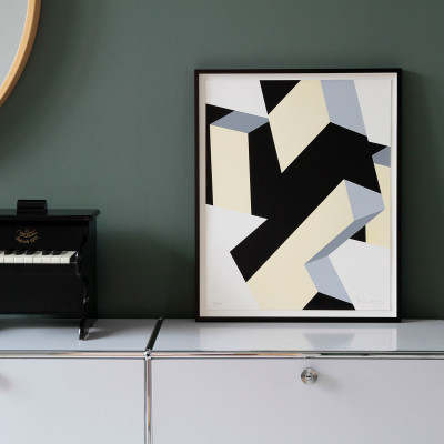 Allan D'Arcangelo, Ohne Titel (geometrische Komposition)