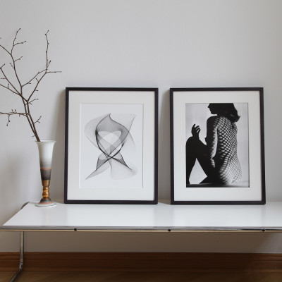 Heinrich Heidersberger, Kleid aus Licht (1949), Mensa der TU Braunschweig (1962), Rhythmogramm (1955)