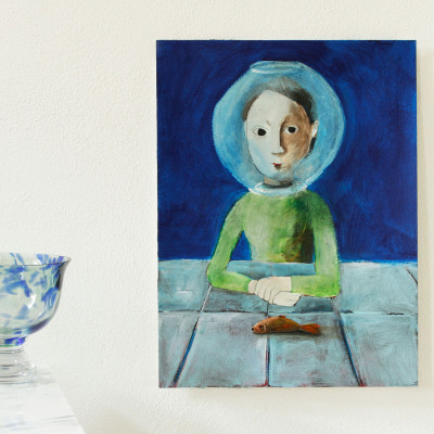 Gunilla Jähnichen, Mädchen mit Fisch