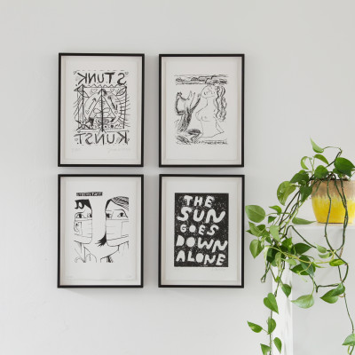 Stefan Marx, Jonathan Meese, Henning Wagenbreth etc, Splendid Isolation Mappe (mit 40 Künstler*innen)