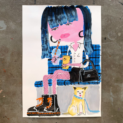 Katharina Arndt, The Blue Dyed Hair