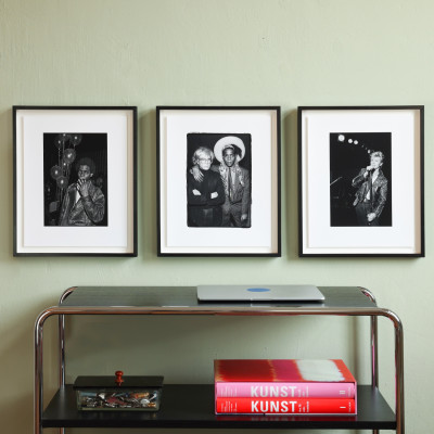 Wolfgang Wesener, David Bowie at The Cat Club + Warhol / Basquiat + Michel Basquiat at Keith Harings Birthday Party